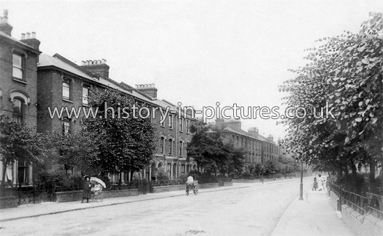 Lancaster Rd, Finsbury Park, London. c.1905.